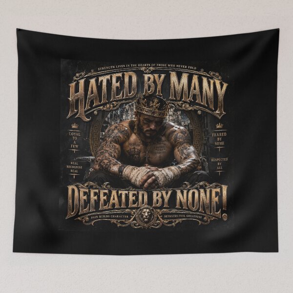 Item preview, HATED BY MANY — DEFEATED BY NONE! designed and sold by Takin-Thepiss.