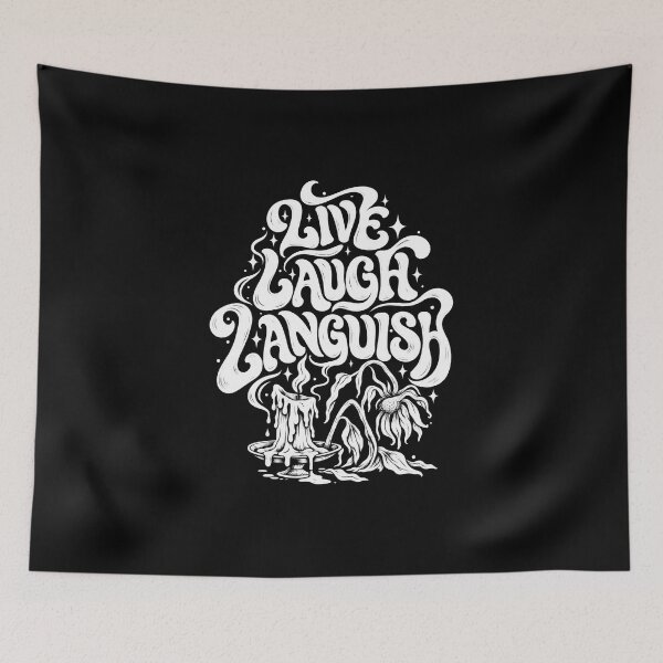 Item preview, Live Laugh Languish Melting Candle designed and sold by WitchingHourJP.