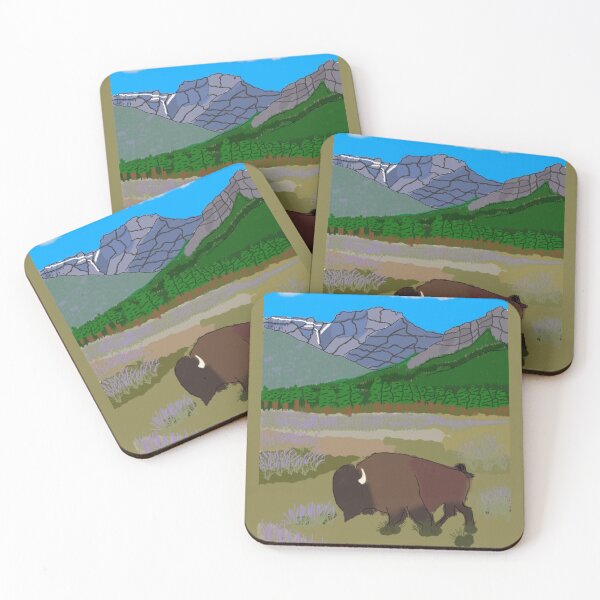 Item preview, Bison on the plains designed and sold by mollygurl1991.