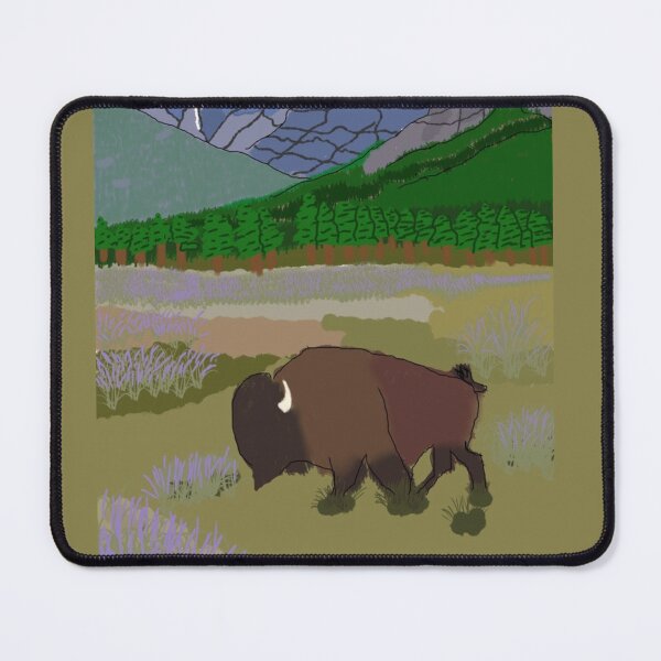 Item preview, Bison on the plains designed and sold by mollygurl1991.