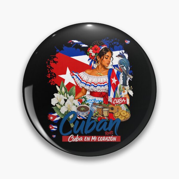Item preview, Cuba En Mi Corazón Cuban Pride Heritage Woman designed and sold by barrycantre11.