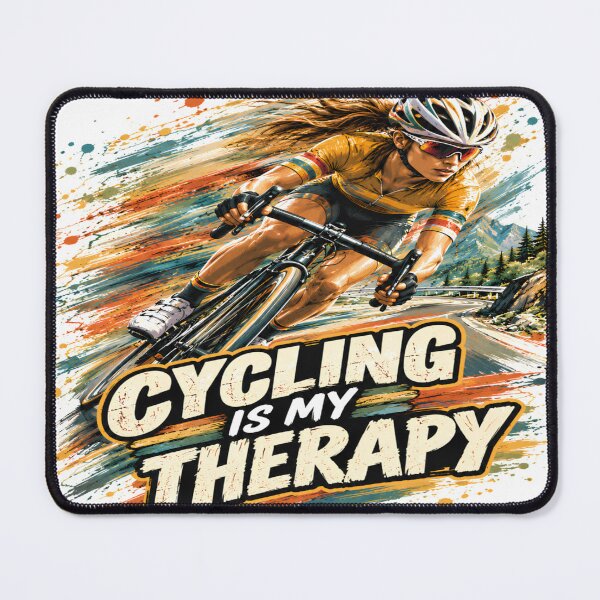 Item preview, Cycling Is My Therapy – Fast Rider designed and sold by DigiArt8Design.
