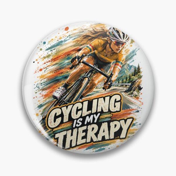 Item preview, Cycling Is My Therapy – Fast Rider designed and sold by DigiArt8Design.