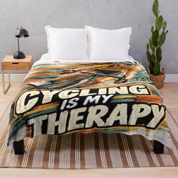 Item preview, Cycling Is My Therapy – Fast Rider designed and sold by DigiArt8Design.