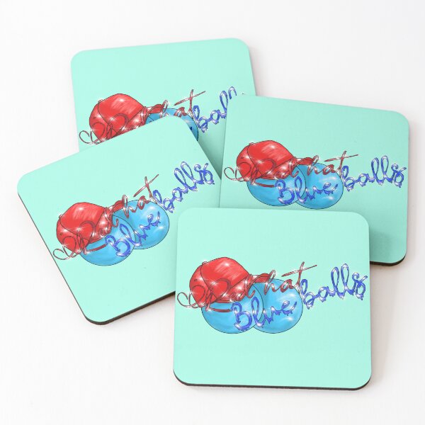 Item preview, Red Hat, Blue Balls designed and sold by The Mookinwood Trader.