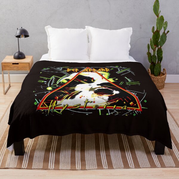 Item preview, Def Leppard Hysteria Retro Band Art designed and sold by Mawntsni.