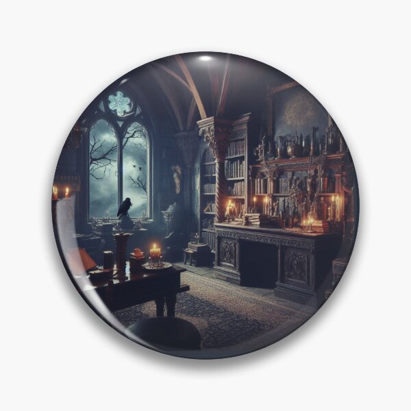 Item preview, The Raven's Library – Gothic Dark Academia designed and sold by DreamyPixStudio.