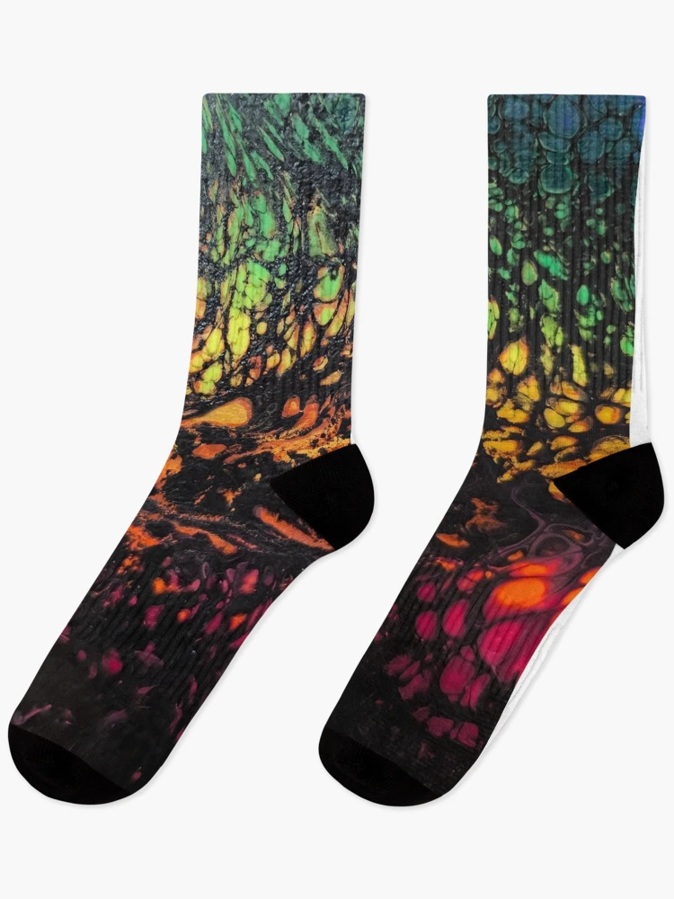 Thumbnail 1 of 5, Socks, Gridlock designed and sold by dabblerscorner.