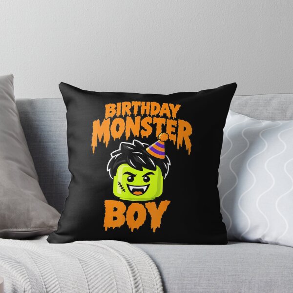 Item preview, Building Blocks Head Bricks Halloween Birthday Monster Boy  designed and sold by Denenberg Jardel.