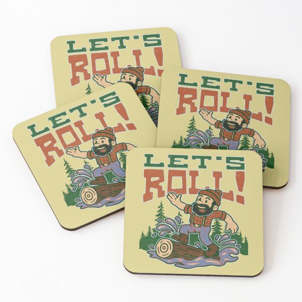 Item preview, Let's Roll Lumberjack Log Rolling Cartoon designed and sold by CRHPOD20.