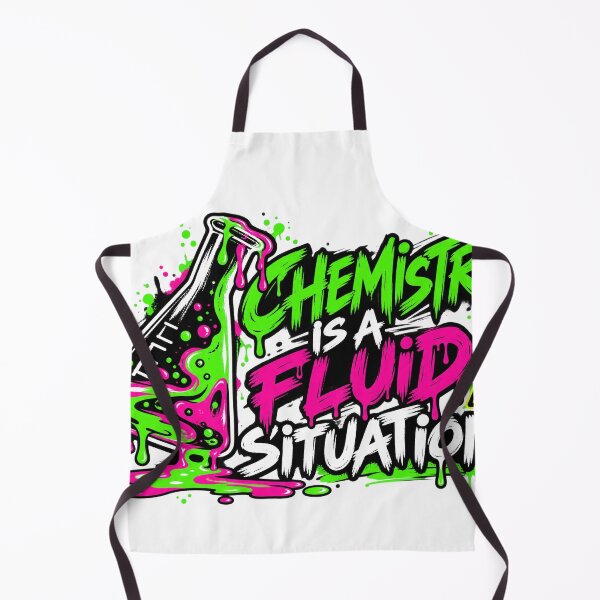 Item preview, Chemistry Is A Fluid Situation – Graffiti Street Art – Science Nerd & Lab Humor Tee designed and sold by bobscraze.