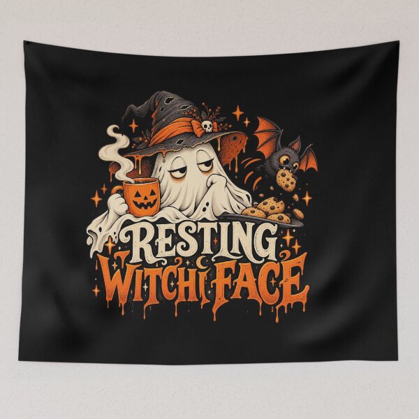 Item preview, Resting Witch Face Ghost Humor designed and sold by Knightzoro Studio.
