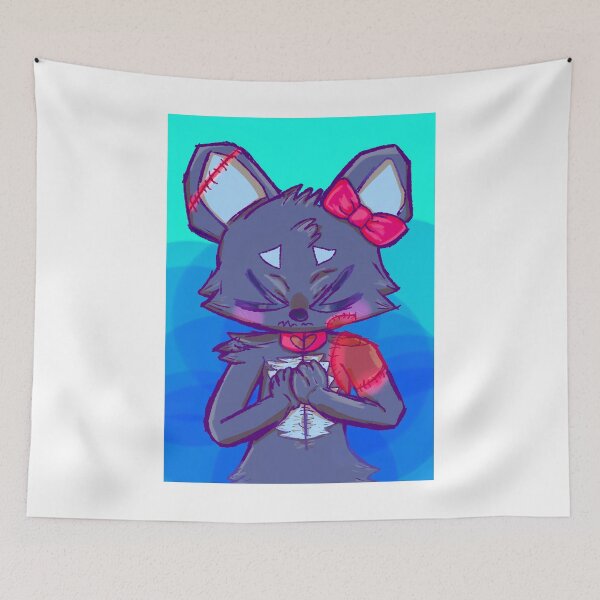 Item preview, Stitched Heart Fox designed and sold by Roseu147.