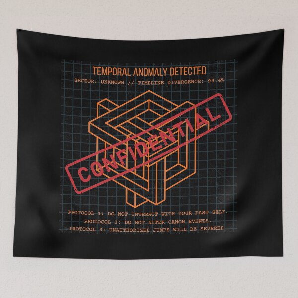 Item preview, Temporal Anomaly Detected Time Travel Sci-Fi Bureaucracy designed and sold by Mircea786.