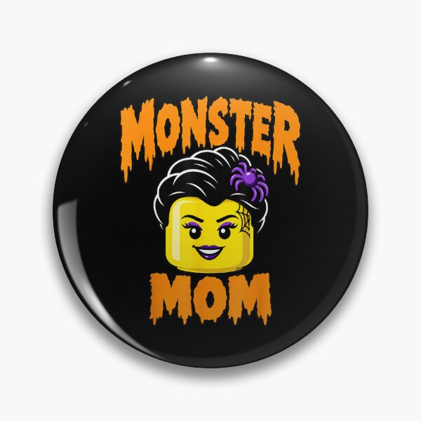 Item preview, Building Blocks Head Bricks Halloween Birthday Monster Mom  designed and sold by Denenberg Jardel.