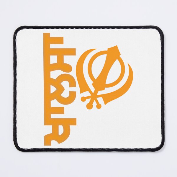 Item preview, Khalsa Khanda Sikh Symbol Orange Saffron Design designed and sold by elpilyve.