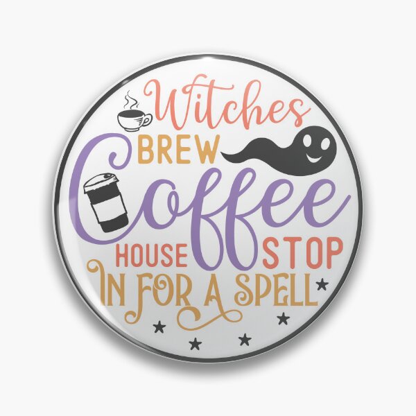 Item preview, Witches Brew Coffee House Stop In For A Spell Cute Ghost Coffee designed and sold by Creative Spark.