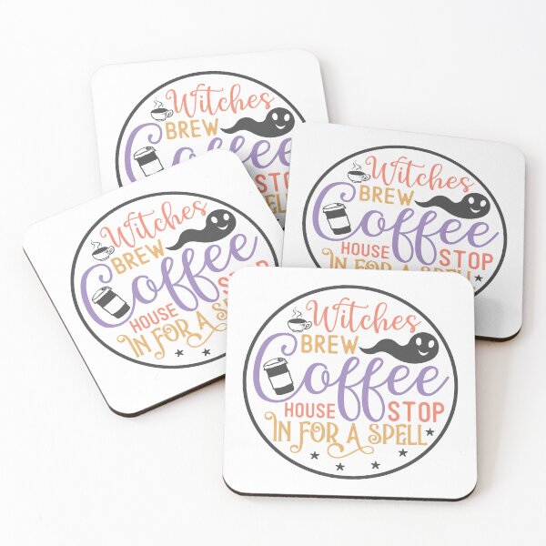Item preview, Witches Brew Coffee House Stop In For A Spell Cute Ghost Coffee designed and sold by Creative Spark.