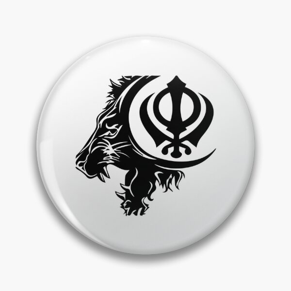 Item preview, Khanda With Lion designed and sold by elpilyve.