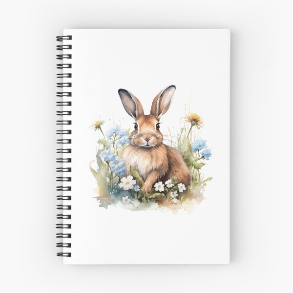 Item preview, Meadow Bunny | Beautiful Wildflower Nature Art designed and sold by Mandayartstudio.