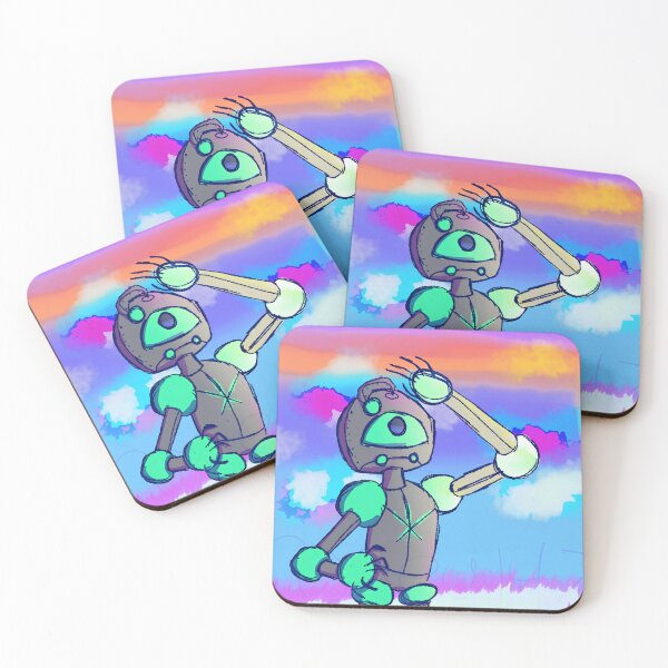 Item preview, Cyclops Robot Under Sunset Sky designed and sold by Roseu147.