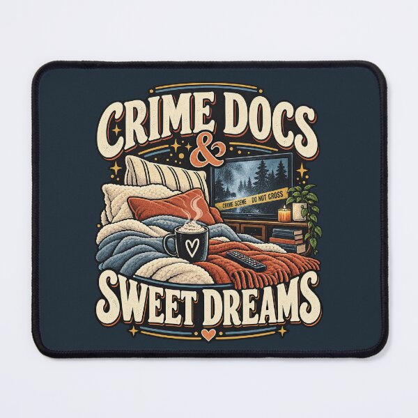 Item preview, Crime Docs & Sweet Dreams Cozy True Crime designed and sold by Shrouded Unraveled.