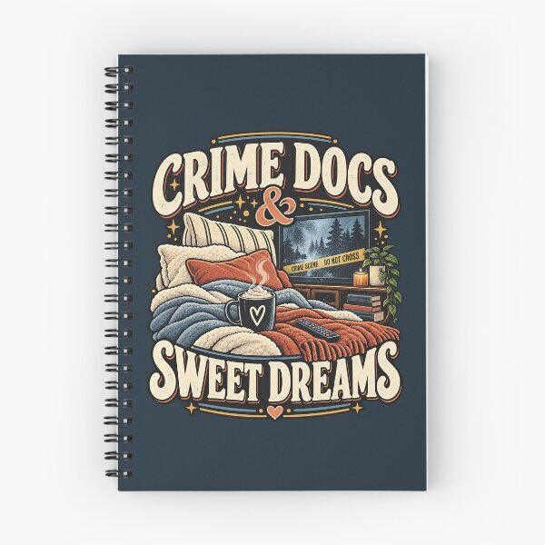 Item preview, Crime Docs & Sweet Dreams Cozy True Crime designed and sold by Shrouded Unraveled.