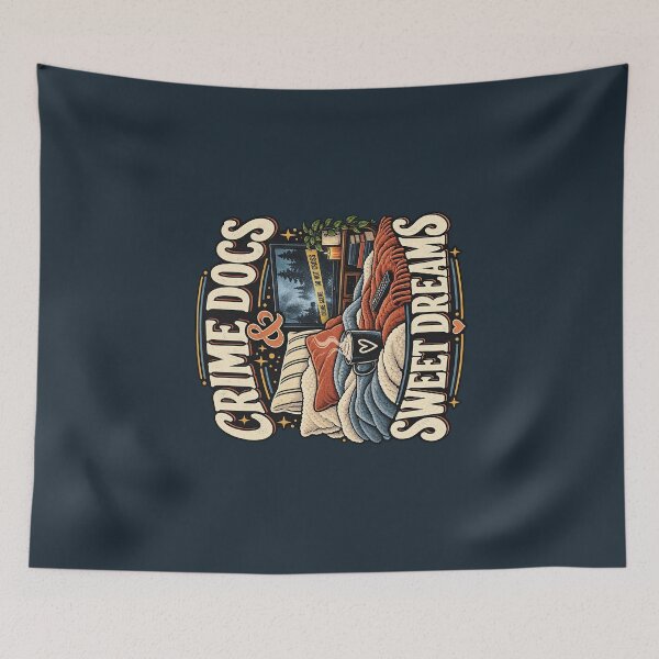Item preview, Crime Docs & Sweet Dreams Cozy True Crime designed and sold by Shrouded Unraveled.