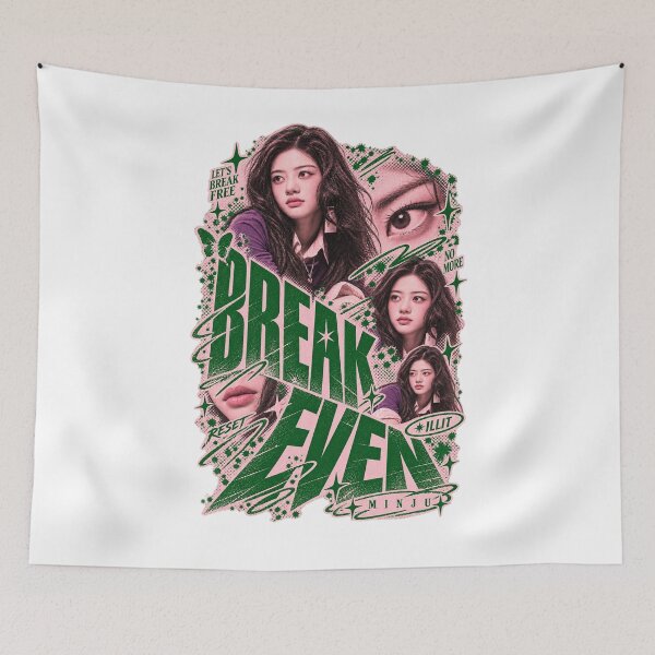 Item preview, Y2K Green Halftone Break Even Minju | Must Have for GLLIT designed and sold by Valereekmerch.