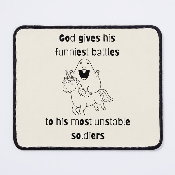 Item preview, Funniest Battles for Unstable Soldiers designed and sold by Leilah the Book Dragon.