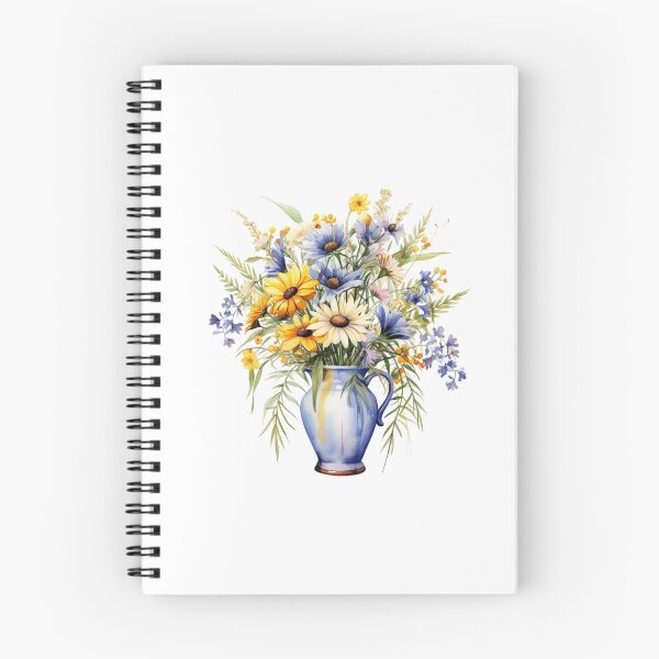 Item preview, Meadow Vase | Beautiful Wildflower Nature Art designed and sold by Mandayartstudio.