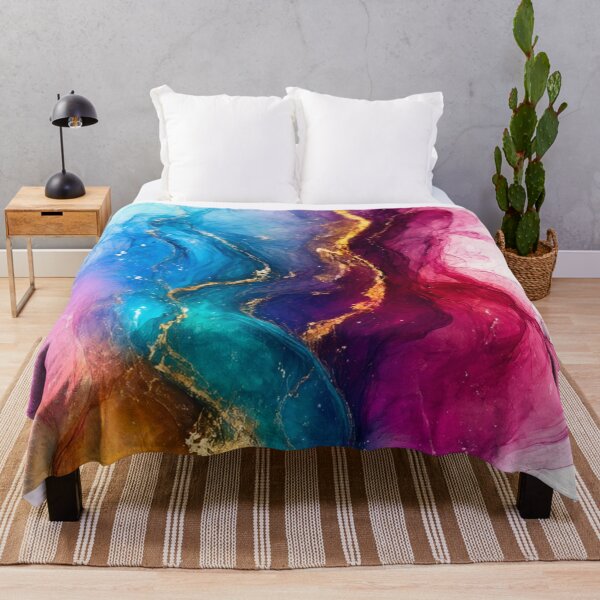Item preview, Chromatic River - Vibrant Color Flow Abstract Painting designed and sold by nhk999.