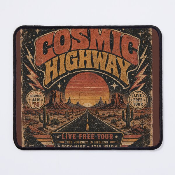 Item preview, Cosmic Highway — Desert Rock Odyssey designed and sold by VesperWild.