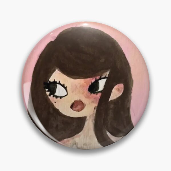 Item preview, pink brunnete girl designed and sold by flufffycows.