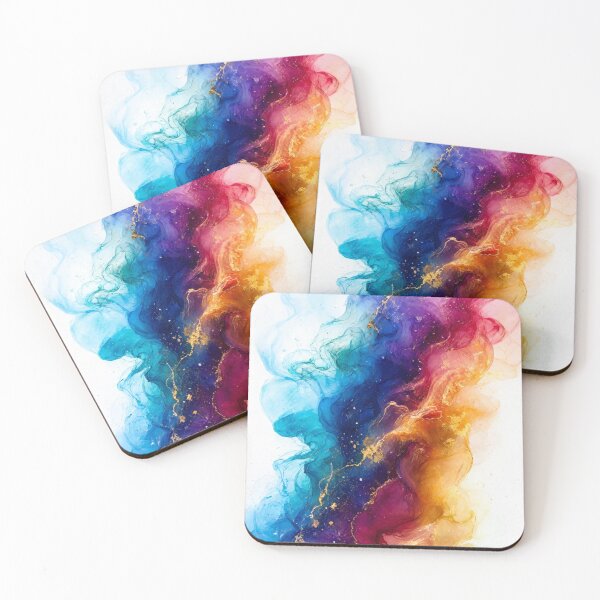 Item preview, Spectrum Burst - Modern Fluid Color Abstract Art designed and sold by nhk999.