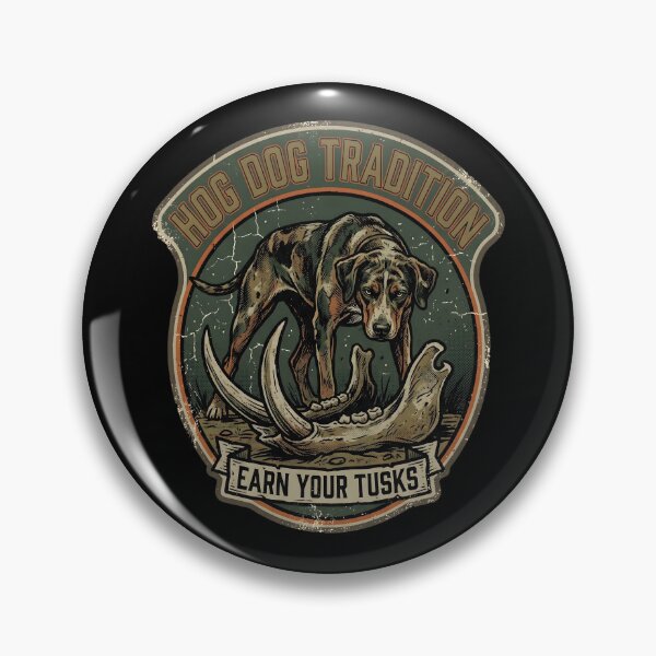 Item preview, Earn Your Tusks Funny Boar Hunting Shirt, Hog Dog Tradition Pig Hunter Gift designed and sold by Luminari Creations.