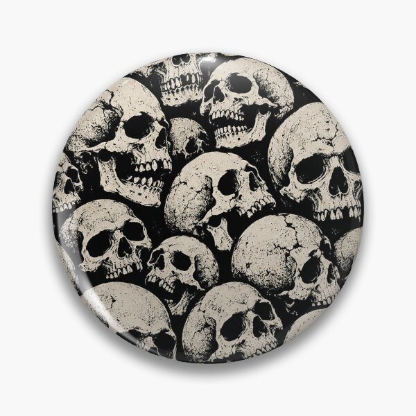 Item preview, Pile Of Skulls Gothic Seamless Pattern designed and sold by The Mellonaire.