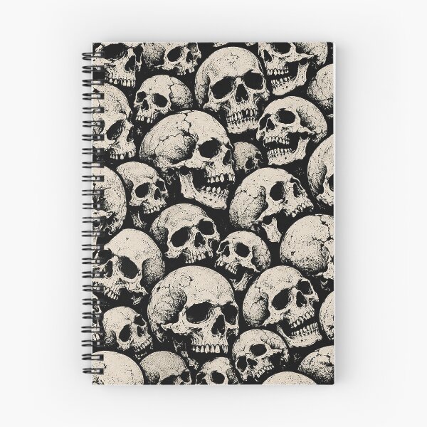 Item preview, Pile Of Skulls Gothic Seamless Pattern designed and sold by The Mellonaire.