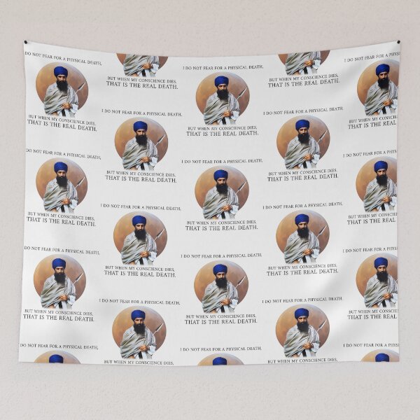 Item preview, Sant Jarnail Singh Bhindranwale Quote designed and sold by elpilyve.