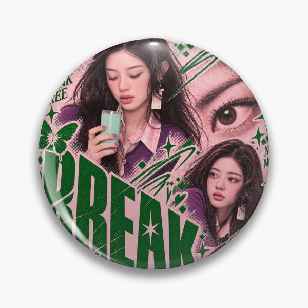 Item preview, Minju ILLIT Break Even Green Swirl Visual | For GLLITs designed and sold by Valereekmerch.