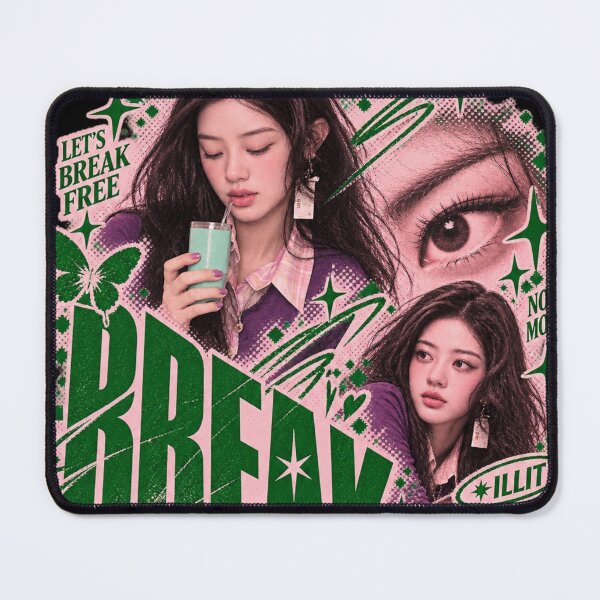 Item preview, Minju ILLIT Break Even Green Swirl Visual | For GLLITs designed and sold by Valereekmerch.