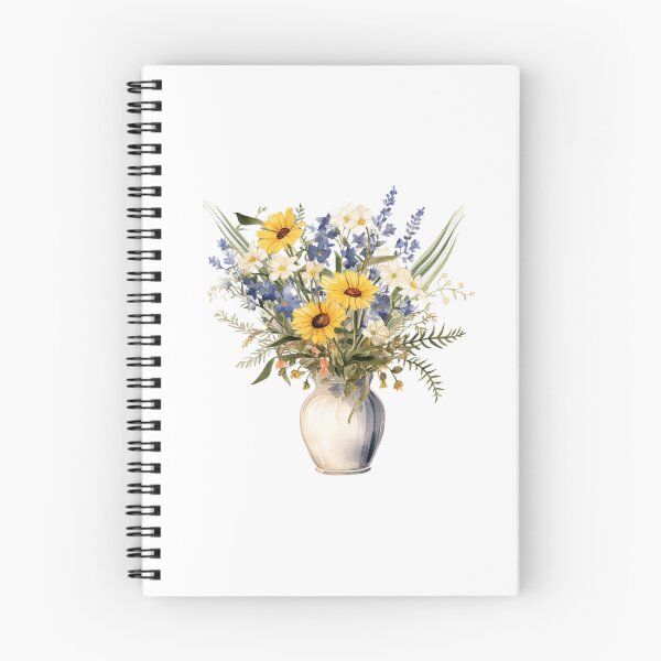 Item preview, Meadow Vase | Beautiful Wildflower Nature Art designed and sold by Mandayartstudio.