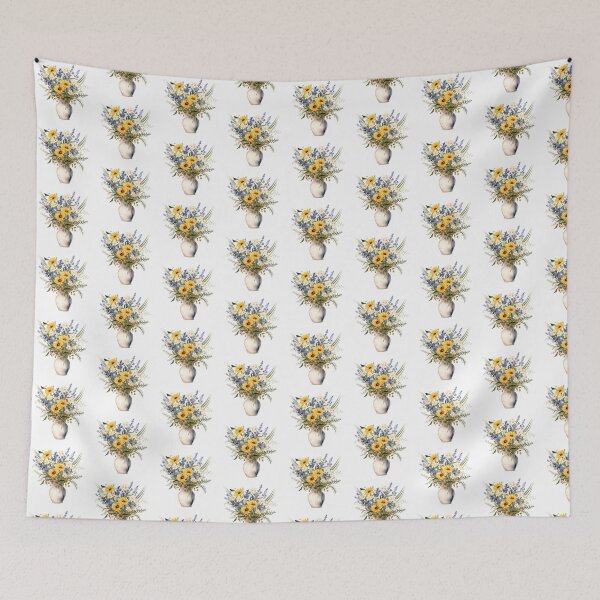 Item preview, Meadow Vase | Beautiful Wildflower Nature Art designed and sold by Mandayartstudio.