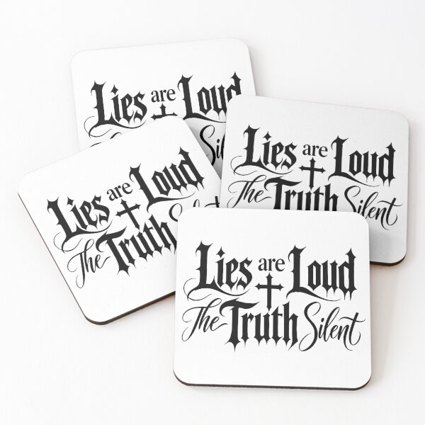Item preview, lies are loud truth silent designed and sold by OCD_JESSICA.