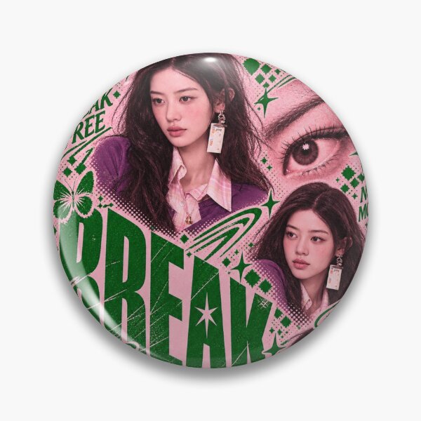 Item preview, Green Graffiti Sparkle Break Even Minju | Best Kpop Gift designed and sold by Valereekmerch.