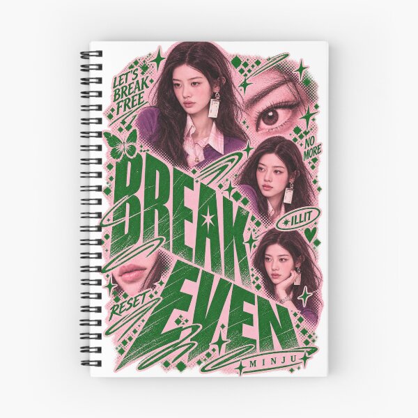 Item preview, Green Graffiti Sparkle Break Even Minju | Best Kpop Gift designed and sold by Valereekmerch.