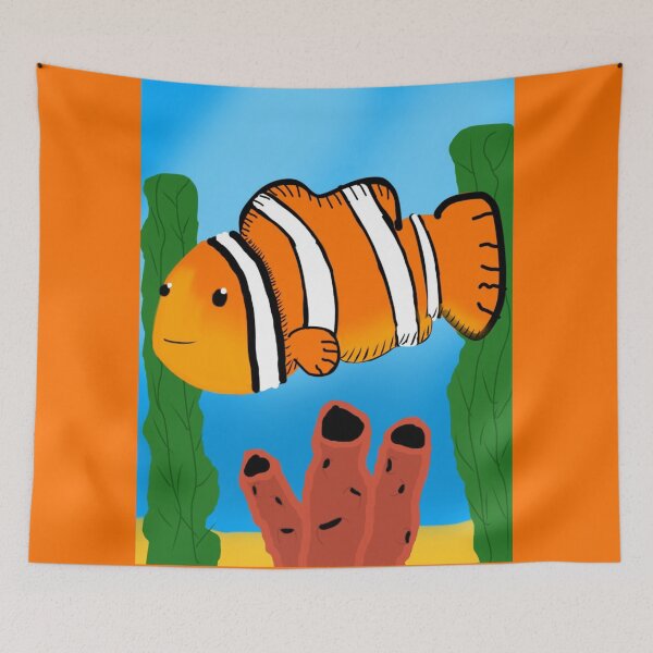 Item preview, Clown Fish on a reef designed and sold by mollygurl1991.