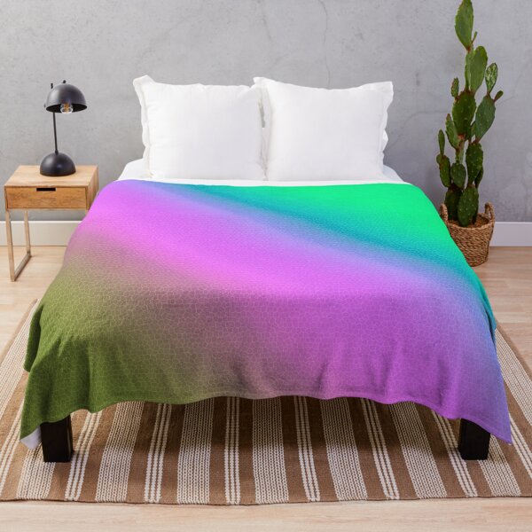 Item preview, gradient mosaic pattern bright pink, green designed and sold by fuzzyfox.