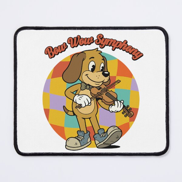 Item preview, Bow Wow Symphony Funny Musical Dog Playing Violin Cartoon Art designed and sold by Exclusive22.
