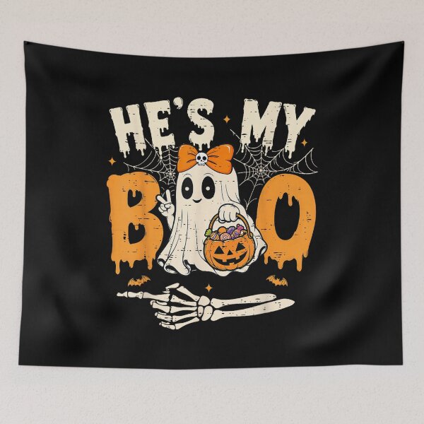 Item preview, He's My Boo Funny Ghost Halloween Costume Women Girlfriend designed and sold by HuserPiri.